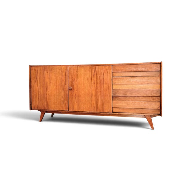 Czechoslovakian Sideboard attributed to J. Jiroutek for Interier Praha, 1960s For Sale - Image 13 of 13