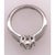 Metal 14 Karat White Gold Engagement Ring 0.75 Total Diamond Weight For Sale - Image 7 of 9