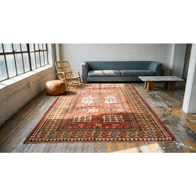19th Century Caucasian Karachopf Kazak Carpet ( 5' x 9'9" - 152 x 297 ) For Sale - Image 15 of 15