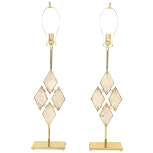 Rock Crystal Table Lamps, Harmony