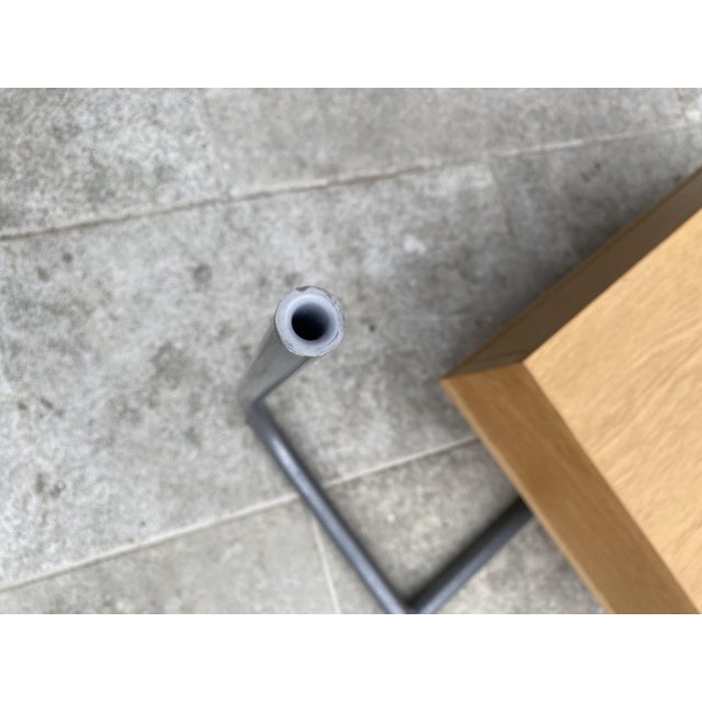 Tubular Glass and Wood Coffee Table with Drawer from Ikea, 1990s For Sale - Image 6 of 18