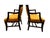 Mid 20th Century Mid-Century Modern Mahogany Upholstered Arm Chairs, a Pair For Sale In Portland, OR - Image 6 of 12