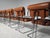 1970s Tucroma Chairs in Cognac Leather by Guido Faleschini for Mariani, Set of 6 For Sale - Image 5 of 7