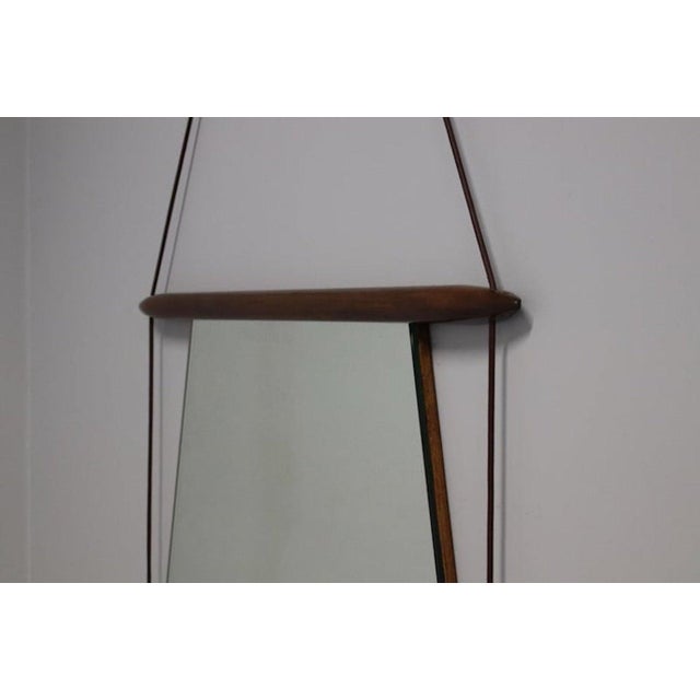 Wall Mirror with Original Label from MIM, 1958 For Sale - Image 6 of 13