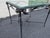 Late 20th Century Vintage French Neoclassical Wrought Iron & Glass Center Table in the Manner of Maison Jansen For Sale - Image 5 of 8