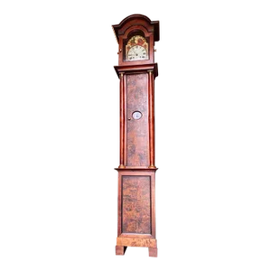 Late 18th Century Belgian, Liege Burled Walnut Tall Case Clock