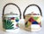 Vintage 1930's Art Deco Japan Hand Painted Porcelain Handled Ceramic Biscuit Barrel Jars - Set of 2 For Sale - Image 13 of 13