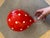 Ceramic Wall Balloon Sculpture - Red Polka Dot For Sale - Image 9 of 10