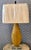 Mid-Century Modern Vintage Murano-Style Gold Art Glass Table Lamp With Clear Acrylic Base & New Rectangular Shade, 31″ For Sale - Image 3 of 14