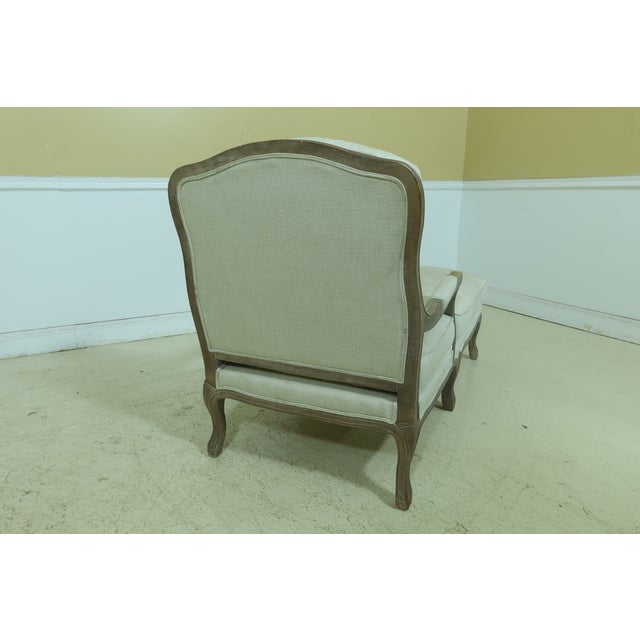 Restoration Hardware French Style Upholstered Chaise Lounge Chairish