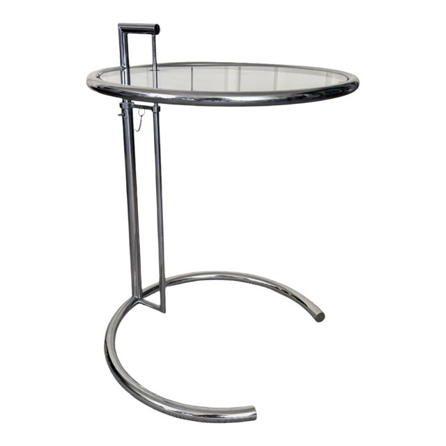 Vintage Art Deco Eileen Grey Style Side Table For Sale