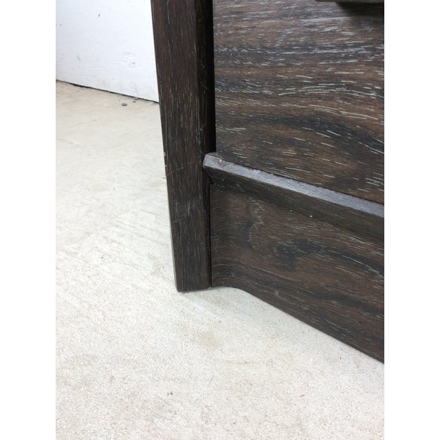 Mid Century Modern Four Drawer Highboy Dresser With Black Stained Finish For Sale - Image 17 of 17