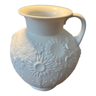 Vintage a.k. Kaiser Bisique Porcelain Vase/Jug For Sale