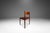 Frem Rojle Mid-Century Danish Modern Side / Dining Chair in Teak & Leather Attributed to Poul Volther for Frem Røjle, Denmark, C. 1970s For Sale - Image 4 of 18