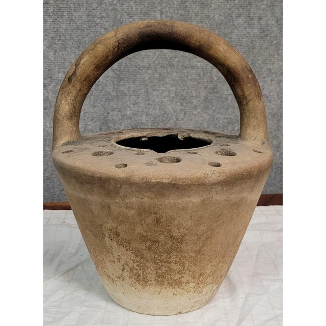 Traditional Berber Terracotta Pottery Vase For Sale - Image 6 of 6