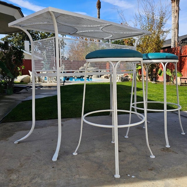 Mid-Century Modern 1970s Mid Century Patio Bar Set For Sale - Image 3 of 17