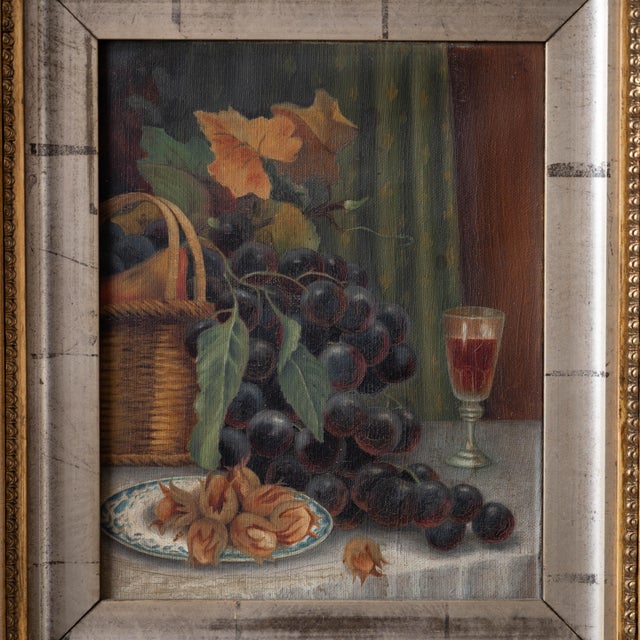 Pair of Victorian Still Life Oil Paintings, English, c.1870 For Sale In Savannah - Image 6 of 13