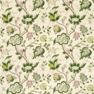 Sanderson Roslyn Fabric in Green For Sale