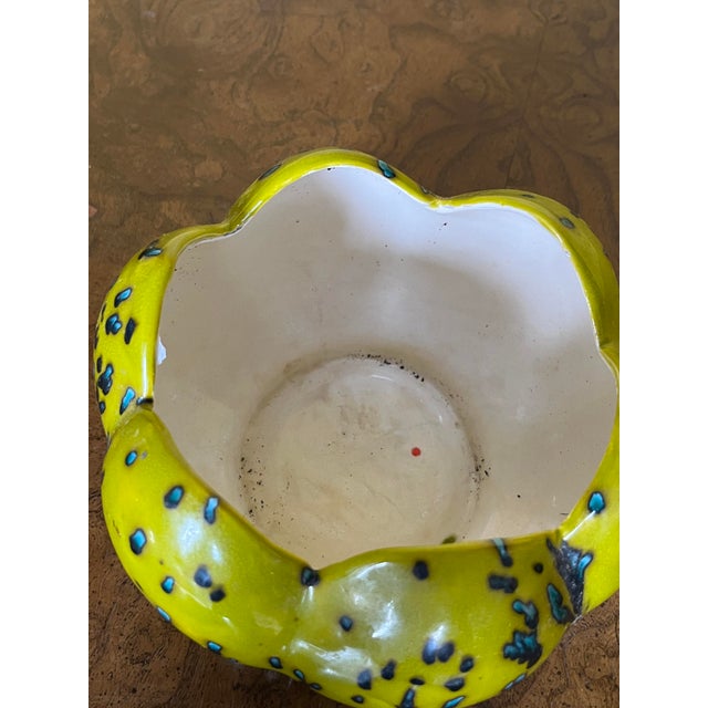 1960s Pottery/Planter Vessel in Chartrues Splatterware Glazed Finish For Sale - Image 9 of 10