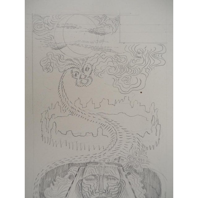 Modern Léopold Survage, The Allegorical Great Wall, Original Drawing For Sale - Image 3 of 6