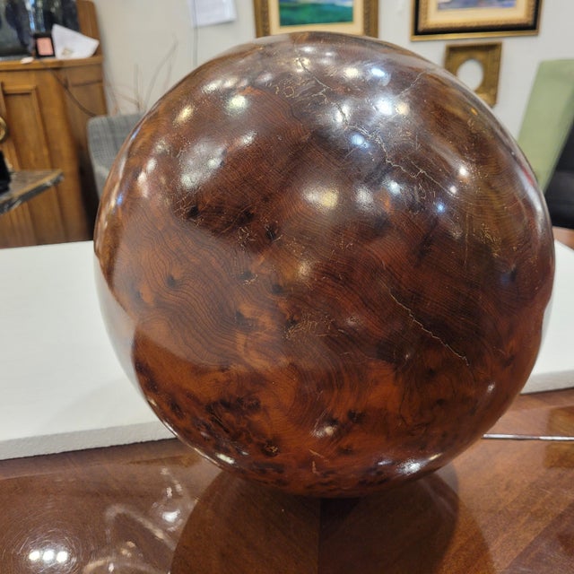 Decorative Sphere in Mahogany, 1890s For Sale - Image 15 of 18