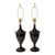 Maitland-Smith Table Lamps Red Stars on Black For Sale - Image 13 of 13