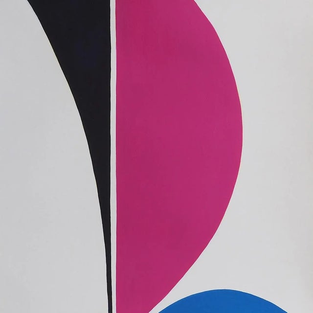 Art Deco Jessica Snow "Off on a Tangent" Painting For Sale - Image 3 of 4