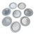 Wilton Armetale Pewter Platters/ Chargers - Set of 8 For Sale