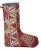 Tribal Christmas Holiday Stockings Created From a Kilim Turkish Rug - Set of 2 For Sale - Image 3 of 6