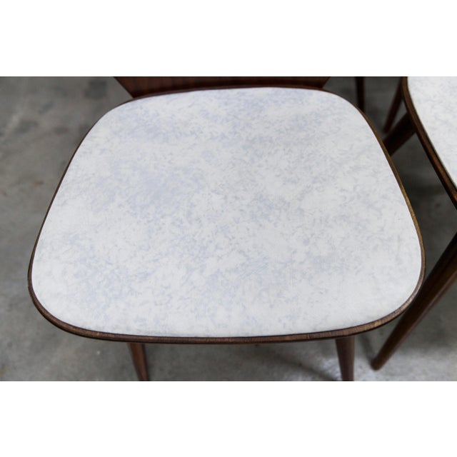 Brown Baumann Chairs Model 840 G2s in Varnished Mahogany Finish, 1963, Set of 6 For Sale - Image 8 of 18