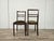 Art Deco Dining Chairs in Walnut and Fabric, 1940, Set of 2 For Sale - Image 3 of 14