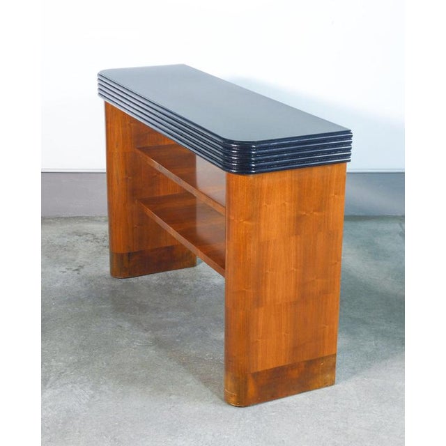 Italian Art Deco Wooden Console Table, 1930s For Sale - Image 14 of 18