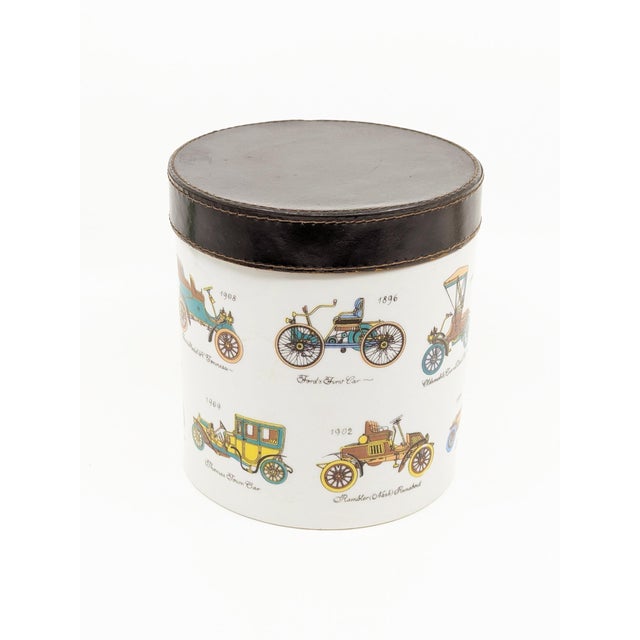Ceramic, Wood & Leather Decorative Boxes, 1960s, Set of 4 For Sale - Image 11 of 18
