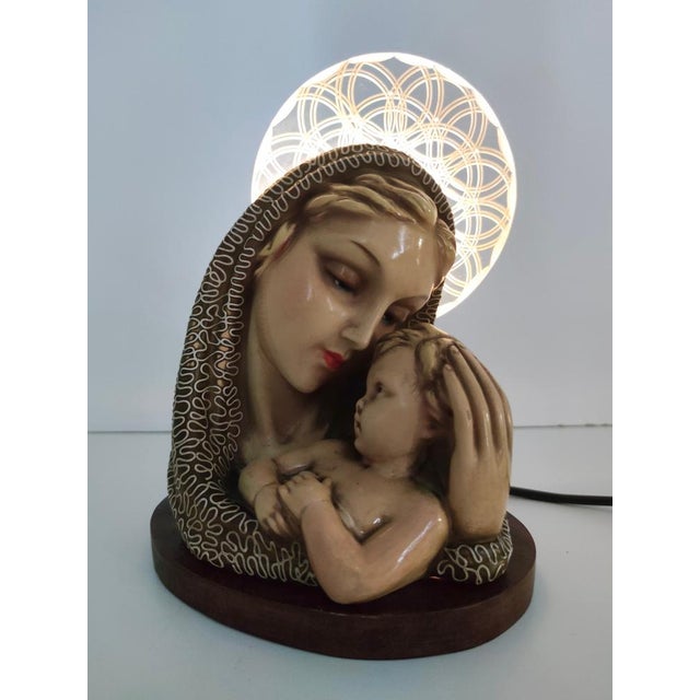 Mid-Century Modern Vintage Glazed Ceramic and Brass Figurine by Arturo Pannunzio, Italy, 1940s For Sale - Image 3 of 11