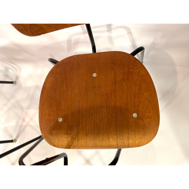 SE68 Chairs by Egon Eiermann for Wilde&Spieth, Set of 4 For Sale - Image 12 of 18