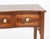 American Sheraton Style Flame Mahogany Serpentine Table For Sale - Image 3 of 9
