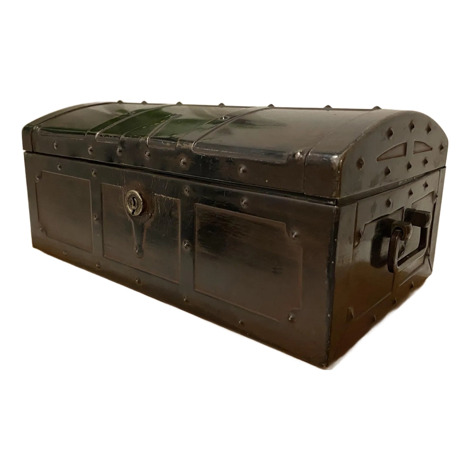 Vintage Early American Metal Trinket Box by Kennedy MGg in Van