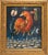 "Night With Rooster" Vintage Expressionist Painting, Manner of Chagall For Sale - Image 12 of 12