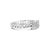 Discover the exquisite blend of classic allure and contemporary flair with our sterling silver diamond ID ring. Crafted...