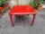Mid-Century Modern Vintage Stadio 100 Model Table in Red Plastic by Vico Magistretti for Artemide, 1980s For Sale - Image 3 of 8