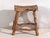 Wood Antique Stool in Elm, 1900s For Sale - Image 7 of 10