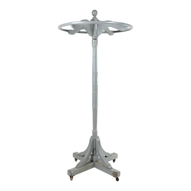 19th Century Victorian Wood Rotating Clothing Rack For Sale