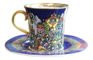 Coffee Cup and Saucer from Rosenthal, 2000, Set of 2