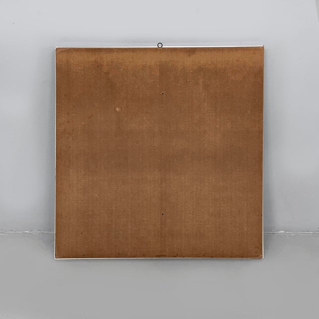 Lucio Del Pezzo, Italian Modern Silkscreen Print, 1970s, Silkscreen on Canvas For Sale - Image 17 of 18