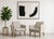 Pair of Danish Mid Century Modern Armchairs / Lounge Chairs featuring patterned soft wool upholstery in a neutral gray...