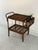 Mid-Century Modern Vintage Italian Bamboo Bar Trolley, 1950s For Sale - Image 3 of 17