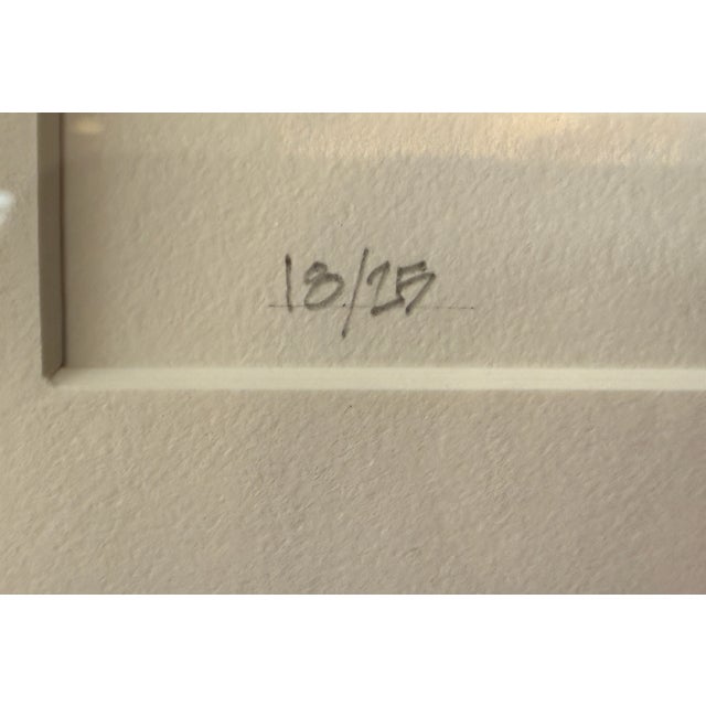 Jeffrey Becon "Green Chair With Hibiscus", Signed + Numbered 18/25 For Sale - Image 11 of 12