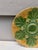 French 19th Century Green & Yellow Majolica Oyster Plate For Sale - Image 3 of 4