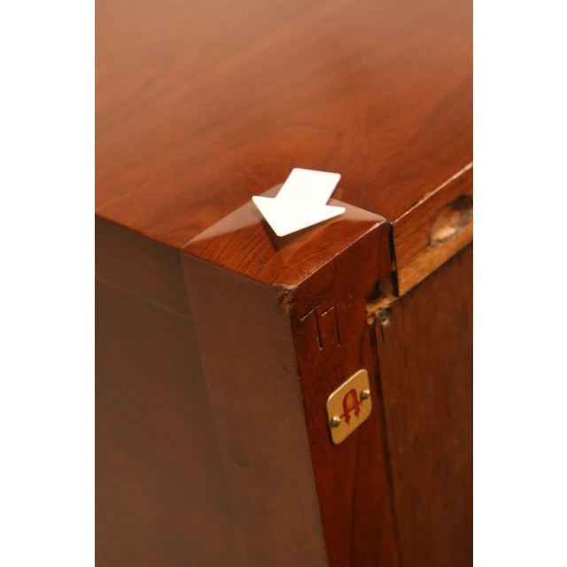 Stickley Mission Collection Pair Of Cherry Three Drawer Nightstands For Sale - Image 14 of 18