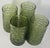 Vintage Avocado Brick Tumblers- Set of Four For Sale - Image 11 of 13